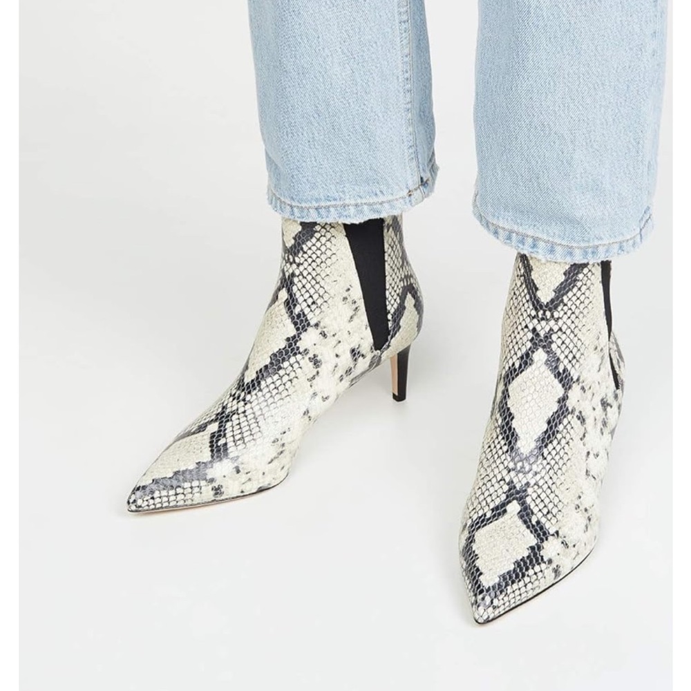 Joie NEW Ralti Python Embossed Leather Pointed To… - image 10